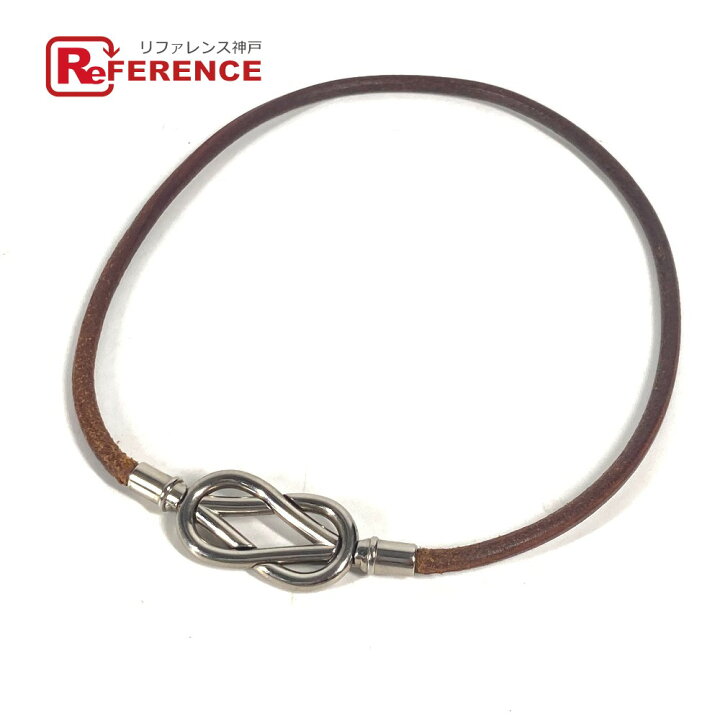 楽天市場】HERMES エルメス ネックレス アタメ 2重ブレスレット  