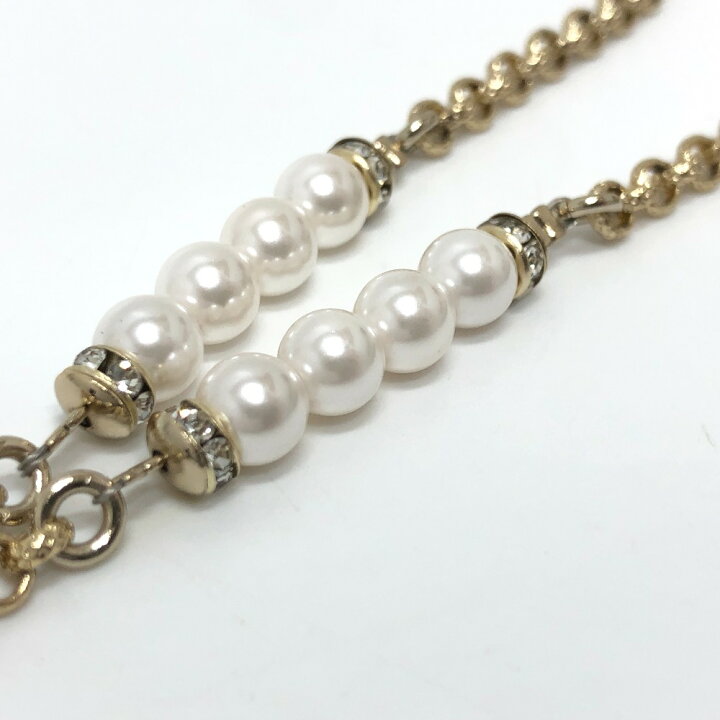 楽天市場】CHANEL シャネル 23P ハート フェイクパール CC ココマーク 