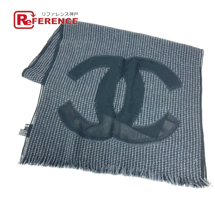 楽天市場】CHANEL シャネル CC ココマーク フリンジ 透け マフラー 