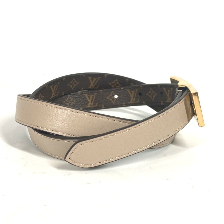 楽天市場】LOUIS VUITTON ルイヴィトン M8370Y モノグラム ベルト・LV 