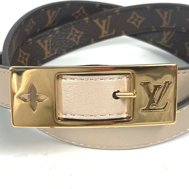 楽天市場】LOUIS VUITTON ルイヴィトン M8370Y モノグラム ベルト・LV 