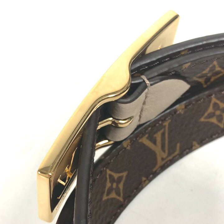 楽天市場】LOUIS VUITTON ルイヴィトン M8370Y モノグラム ベルト・LV 