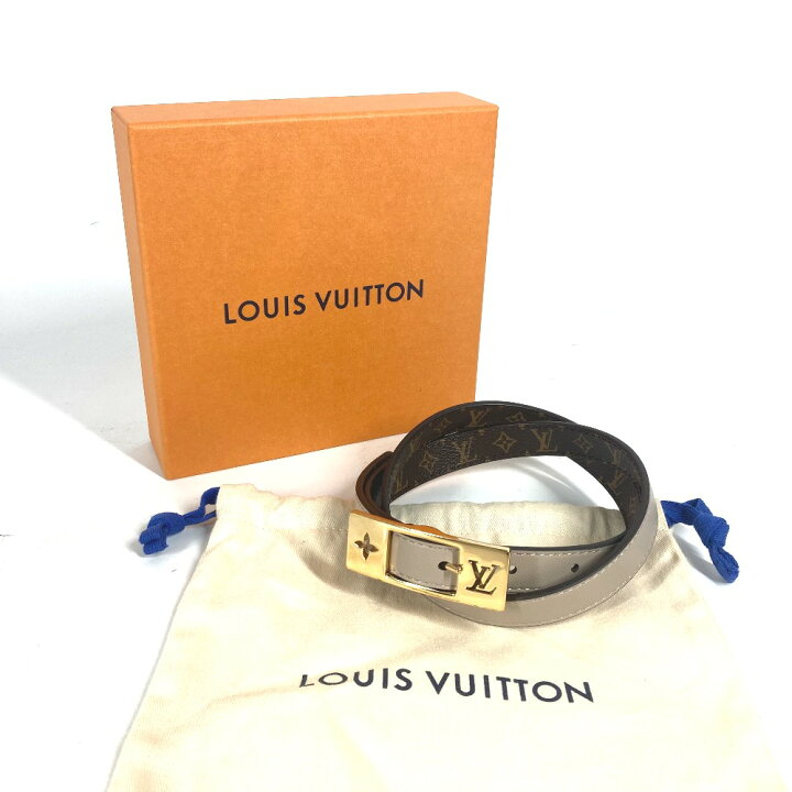 楽天市場】LOUIS VUITTON ルイヴィトン M8370Y モノグラム ベルト・LV 