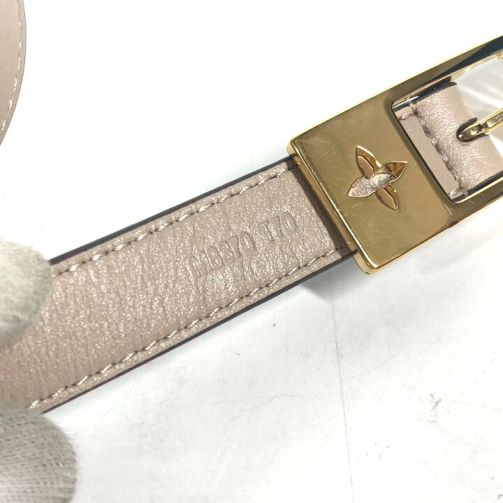 楽天市場】LOUIS VUITTON ルイヴィトン M8370Y モノグラム ベルト・LV 