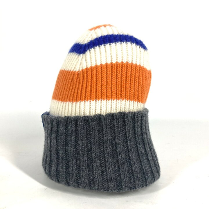 楽天市場】LOEWE ロエベ アナグラム ロゴ ボーダー ビーニー 帽子  