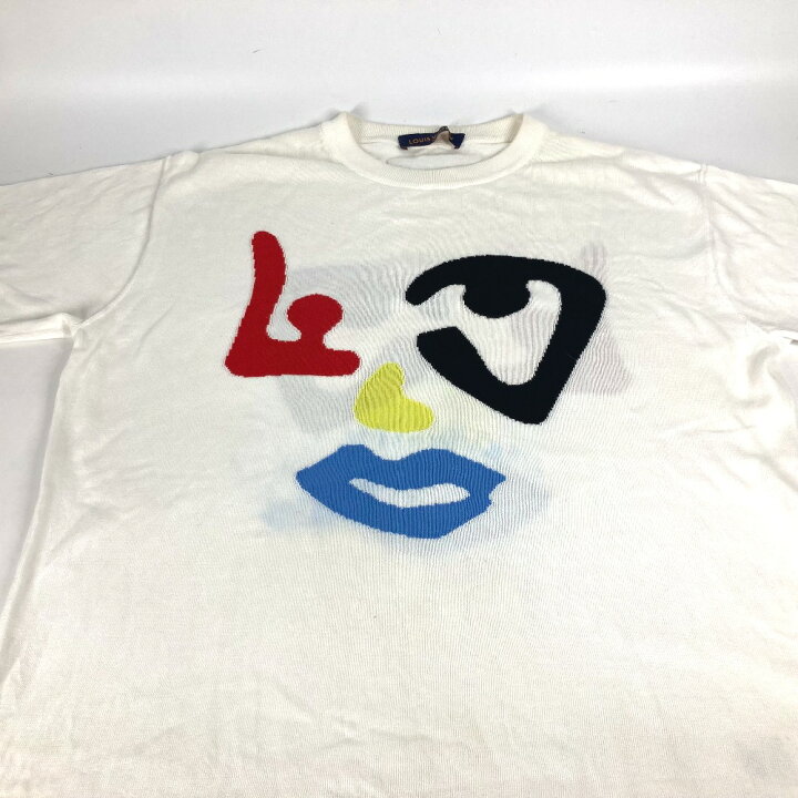 楽天市場】LOUIS VUITTON ルイヴィトン 22AW グラフィックロゴ ニット  