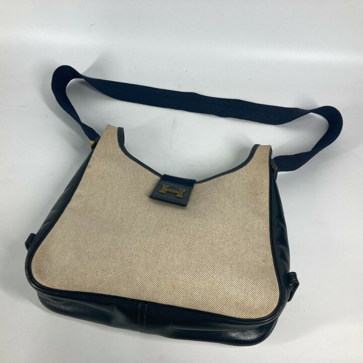 楽天市場】HERMES エルメス H金具 ロゴ ヴィンテージ サコ カバン 斜め 