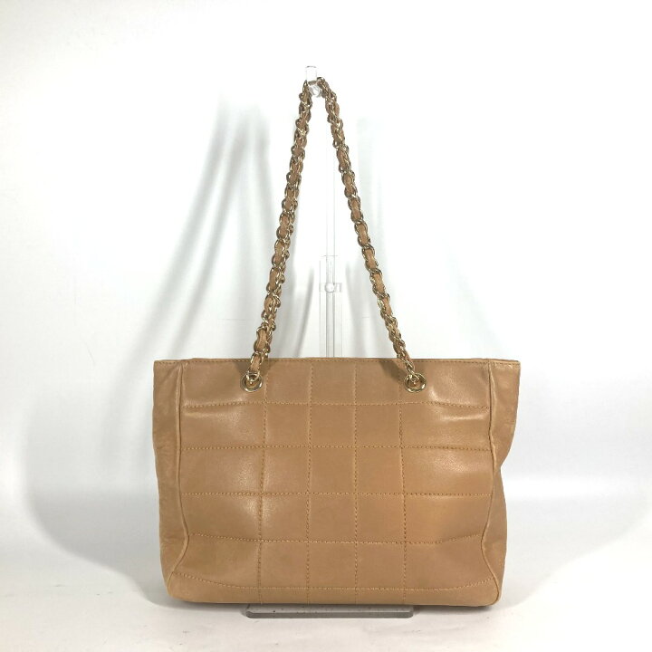 楽天市場】CHANEL シャネル チョコバー CC ココマーク キルティング W 