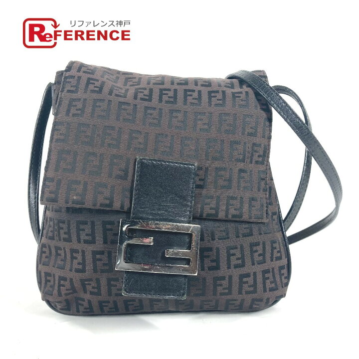 楽天市場】FENDI フェンディ ズッキーノ ロゴ フラップ 斜め掛け 