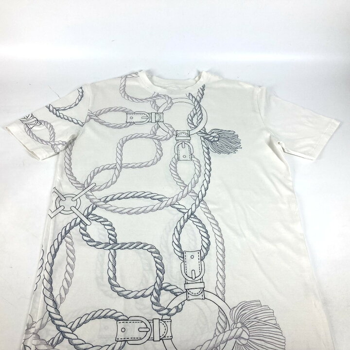 楽天市場】HERMES エルメス チェーン柄 Tシャツワンピ Tシャツ 
