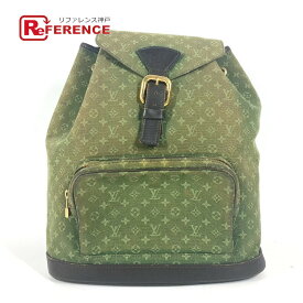 LOUIS VUITTON ルイヴィトン M92456 モノグラムミニ モンスリ GM バックパック カバン リュックサック モノグラムミニキャンバス ユニセックス カーキ 【中古】