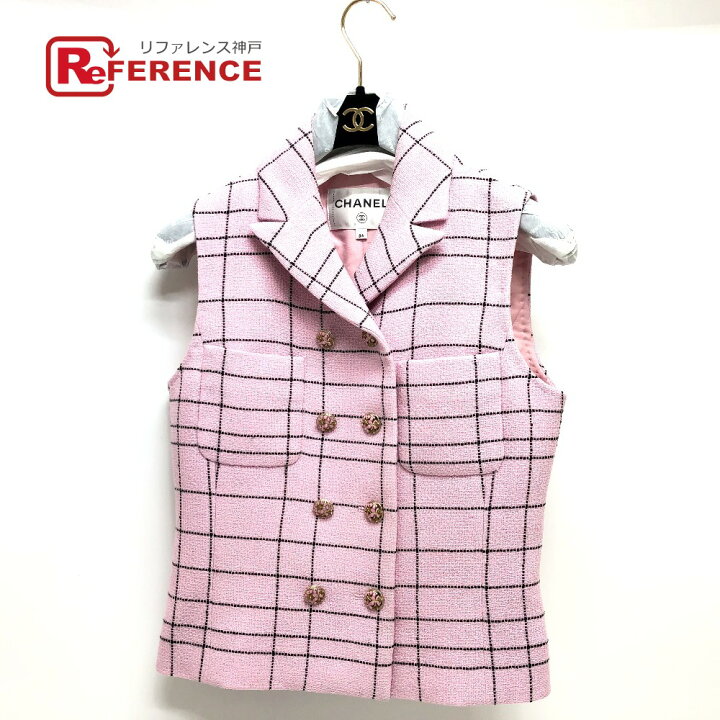 楽天市場】CHANEL シャネル P77266 24S ツイード ノースリーブ  