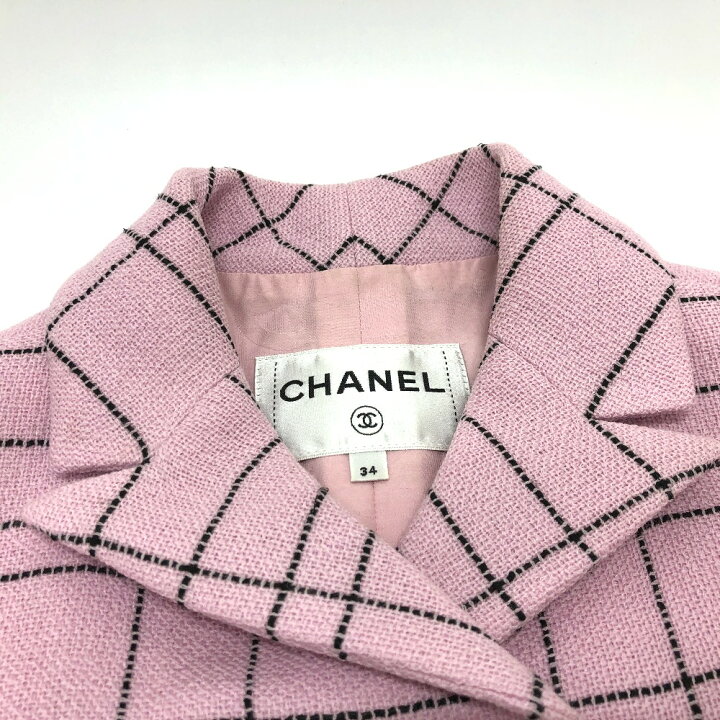 楽天市場】CHANEL シャネル P77266 24S ツイード ノースリーブ 