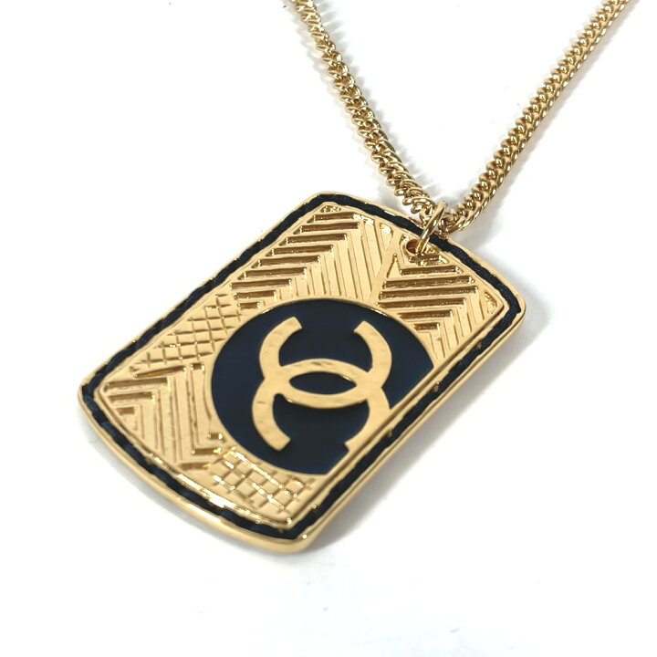 楽天市場】CHANEL シャネル B24C ココマーク CC ドッグタグ プレート  