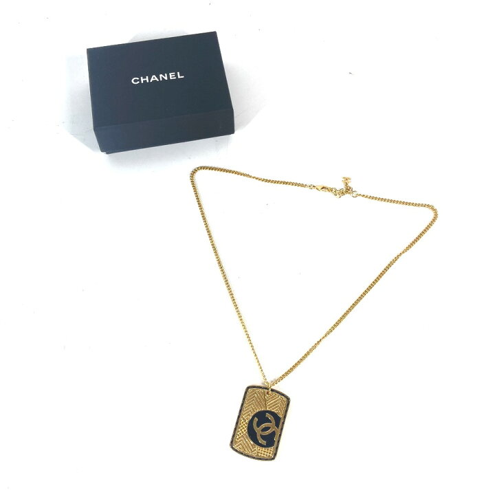 楽天市場】CHANEL シャネル B24C ココマーク CC ドッグタグ プレート  