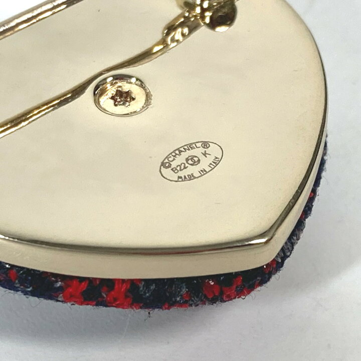 楽天市場】CHANEL シャネル B22K ハート ココマーク CC アクセサリー 