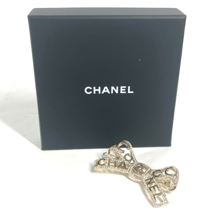 楽天市場】CHANEL シャネル B20B CC ココマーク ラインストーン りぼん 