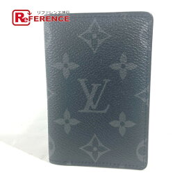 LOUIS VUITTON ルイヴィトン M61696 モノグラムエクリプス カードケース オーガナイザー・ドゥ ポッシュ 名刺入れ パスケース 2つ折り カードケース モノグラムエクリプスキャンバス ユニセックス ブラック 未使用 【中古】