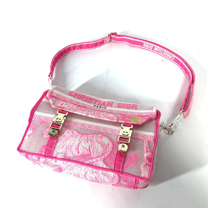 楽天市場】Dior ディオール トワルドゥジュイ 刺繍 ロゴ 斜め掛け  
