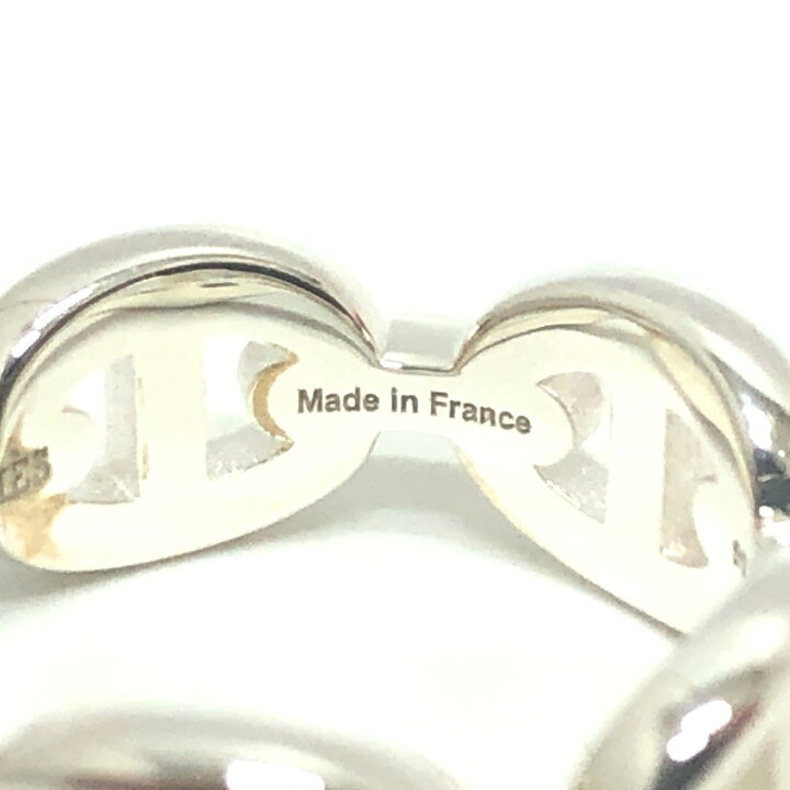 楽天市場】HERMES エルメス シェーヌダンクル アンシェネPM リング  