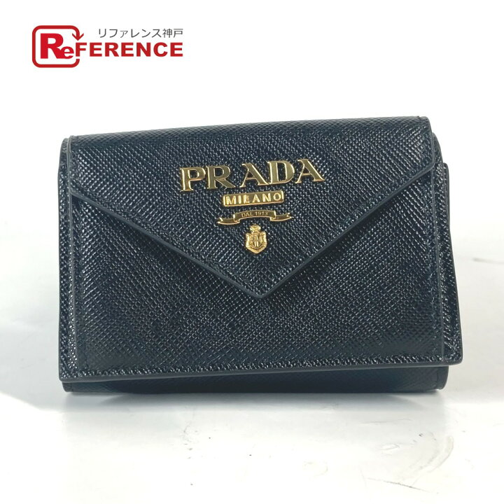 楽天市場】PRADA プラダ 1MH021 ロゴ コンパクトウォレット ミニ 3  