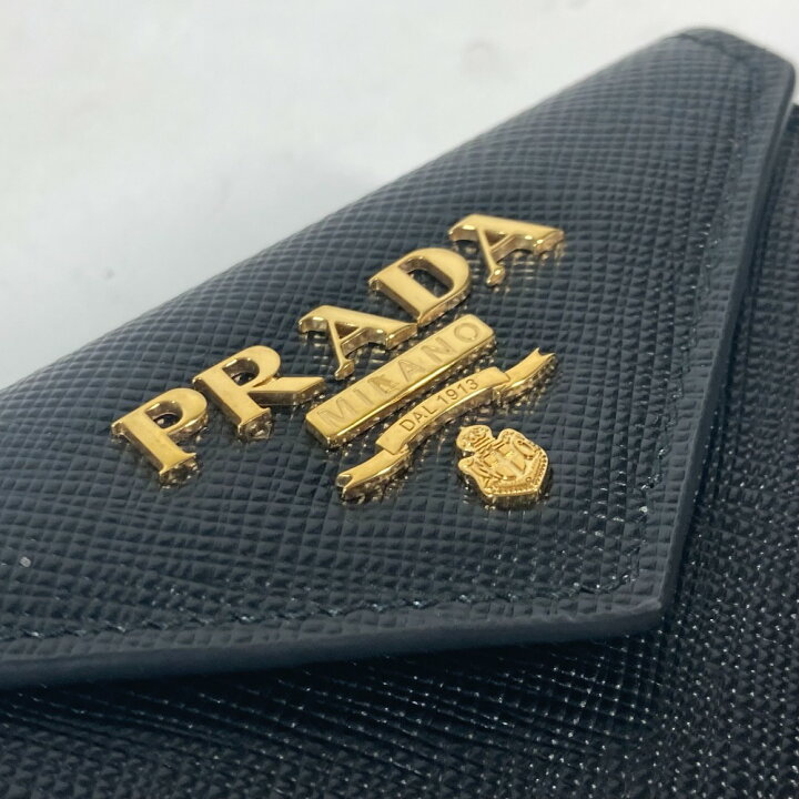 楽天市場】PRADA プラダ 1MH021 ロゴ コンパクトウォレット ミニ 3 