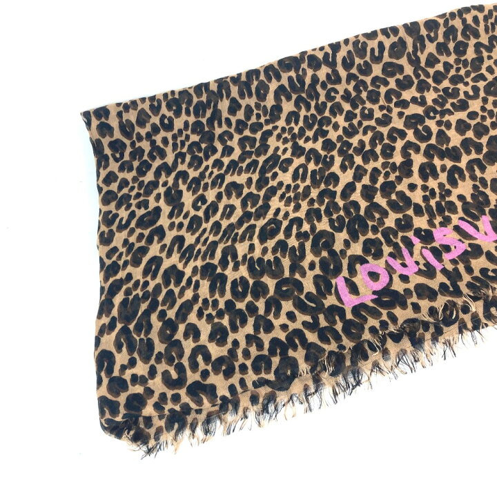 ルイ・ヴィトン LOUIS VUITTON エトール・レオパード ショール  