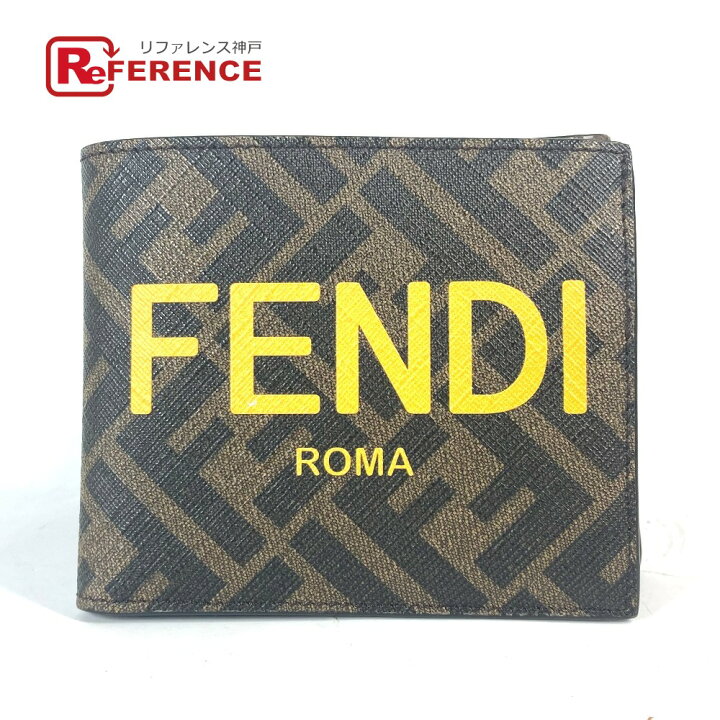 楽天市場】FENDI フェンディ 7M0339 ズッカ ロゴ コンパクトウォレット  