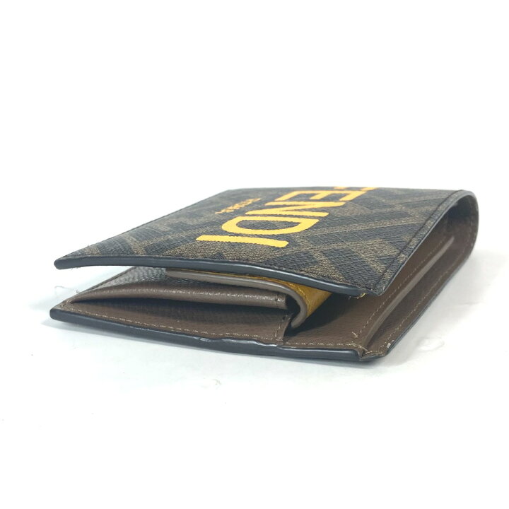 フェンディ FENDI ズッカ ロゴ 7M0339 コンパクトウォレット 2つ折り 