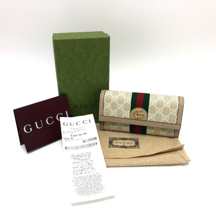 楽天市場】GUCCI グッチ 523153 オフィディア GGスプリーム 財布 長 