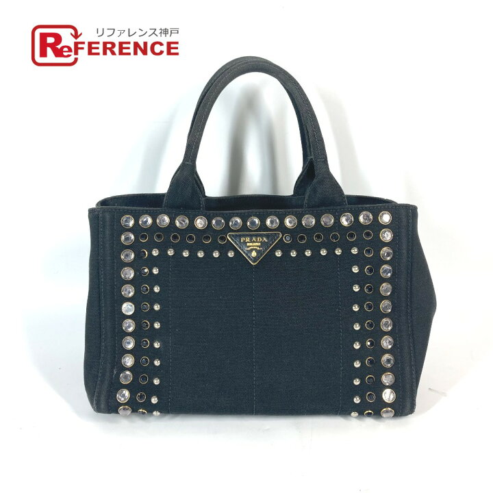 楽天市場】PRADA プラダ 1BG439 斜め掛け ストーン付き カナパS 2WAY  