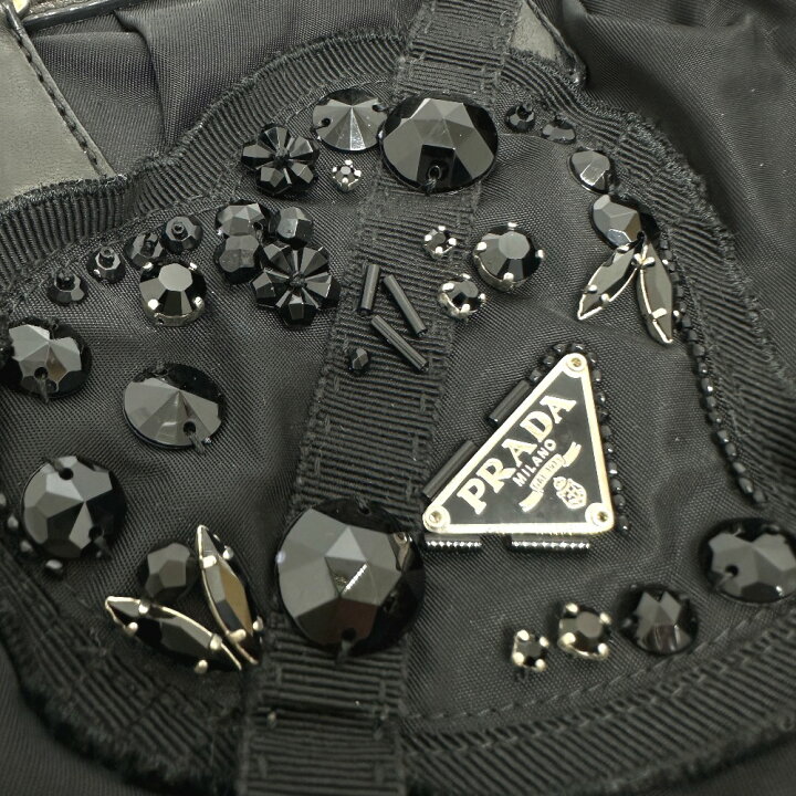 楽天市場】PRADA プラダ イブニングベア ビジュー カバン ハンドバッグ  