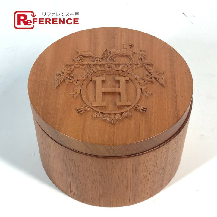楽天市場】HERMES エルメス ロゴ ウッド ツイリーボックス エクス  