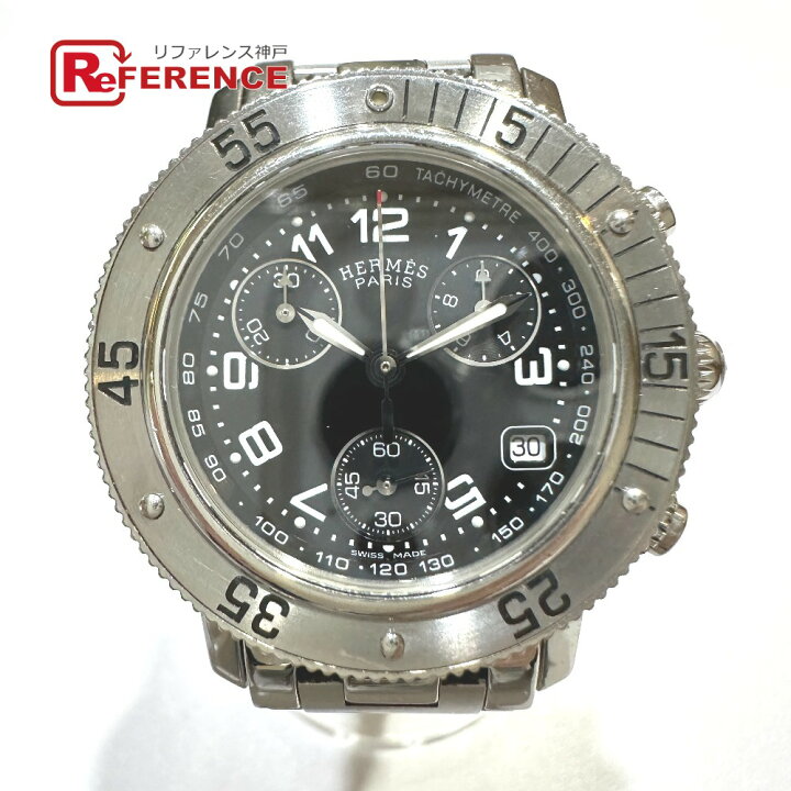 楽天市場】HERMES エルメス CL2.310 クロノグラフ クリッパーダイバー  