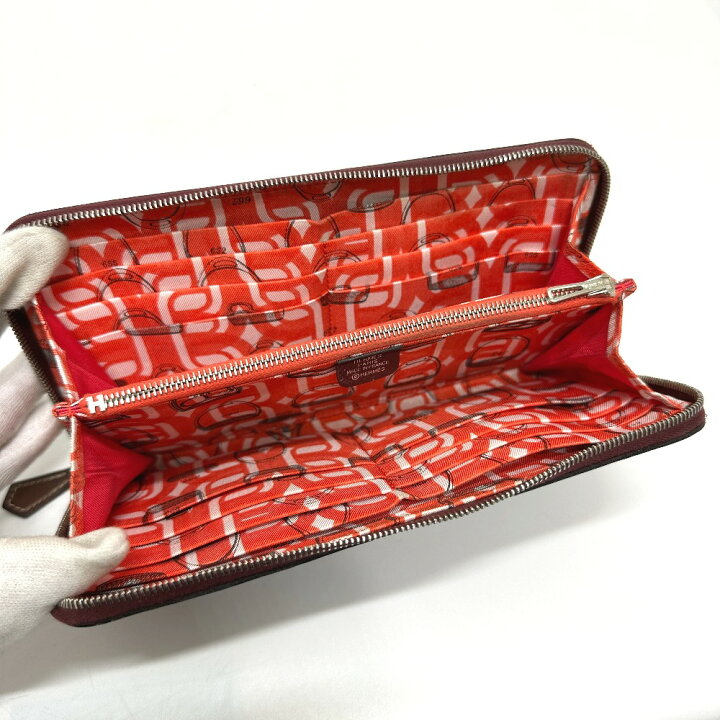 楽天市場】HERMES エルメス アザップロング シルクイン 長財布 ヴォー 