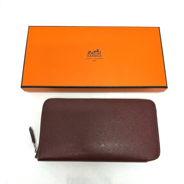 楽天市場】HERMES エルメス アザップロング シルクイン 長財布 ヴォー 