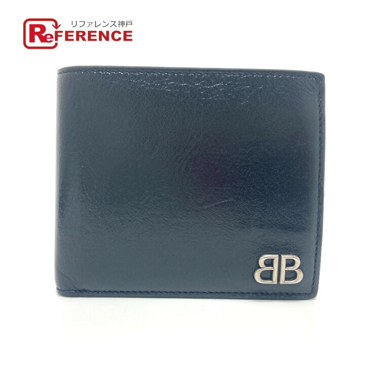 楽天市場】BALENCIAGA バレンシアガ 779971 BB ロゴ 2つ折り財布 財布 