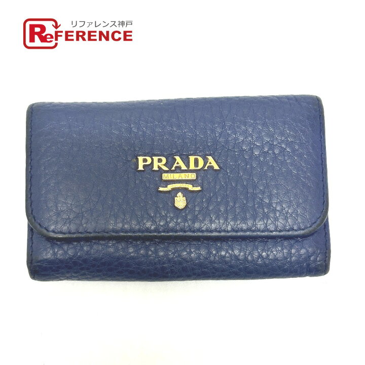 楽天市場】PRADA プラダ 1PG222 トライアングルプレート 6連 キー  
