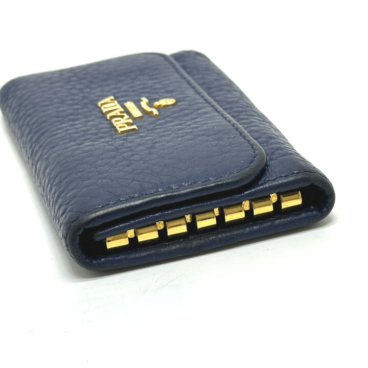 楽天市場】PRADA プラダ 1PG222 トライアングルプレート 6連 キー  