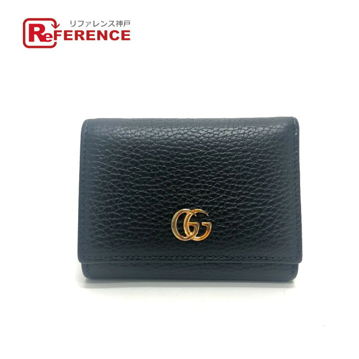 楽天市場】GUCCI グッチ 474746 GGマーモント コンパクトウォレット  