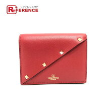 楽天市場】VALENTINO ロックスタッズ（カラーレッド）（財布・ケース  