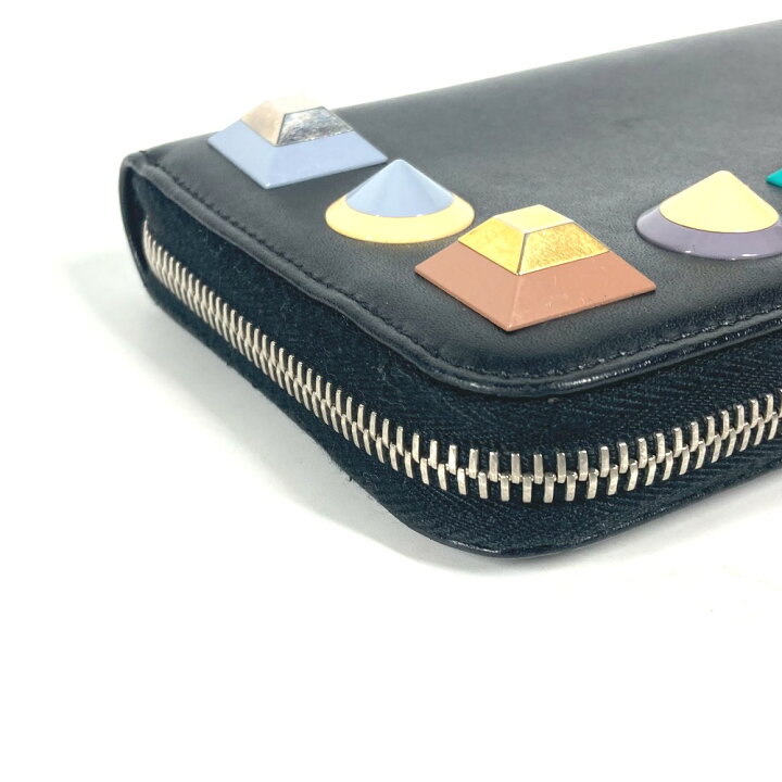 楽天市場】FENDI フェンディ 8M0299 ロングウォレット スタッズ  