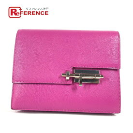 HERMES エルメス ヴェルー カバン ポーチ クラッチバッグ シェーブル レディース ローズパープル パープル 【中古】