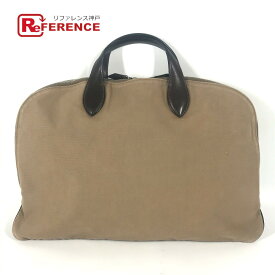 HERMES エルメス エディト42 トートバッグ カバン ビジネスバッグ ハンドバッグ レザー/キャンバス メンズ ベージュ 【中古】