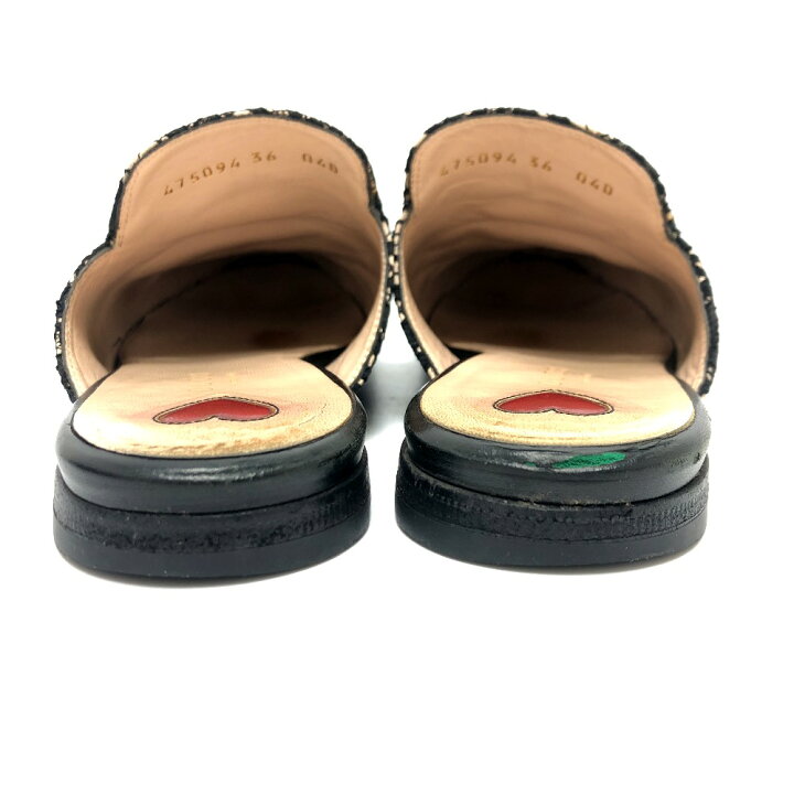 楽天市場】GUCCI グッチ 475094 レース ホースビット スリッポン 靴  