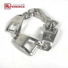 LOUIS VUITTON ルイヴィトン MP3015 ブラスレ LVジップ ブレスレット アクセサリー ブレスレット メタル メンズ シルバー 【中古】