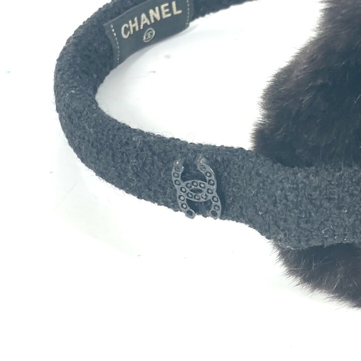 楽天市場】CHANEL シャネル 耳あて イヤーウォーマー カメリア 