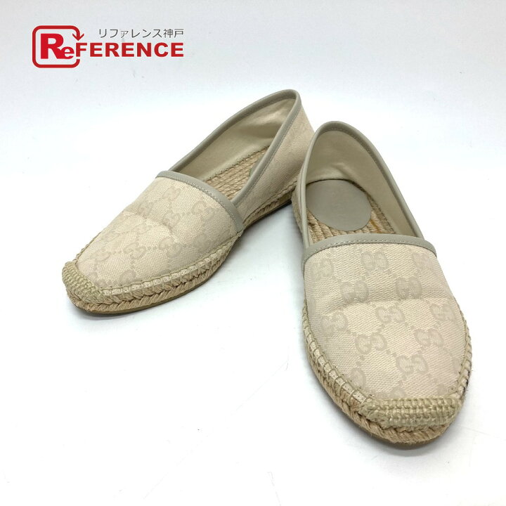 楽天市場】GUCCI グッチ 466902 GGキャンバス エスパドリーユ 