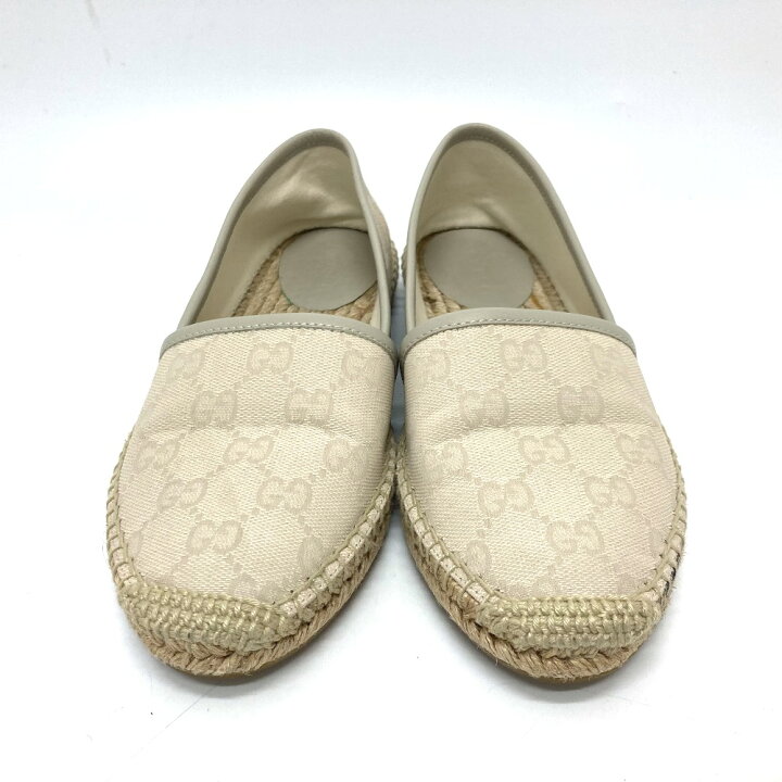 楽天市場】GUCCI グッチ 466902 GGキャンバス エスパドリーユ  