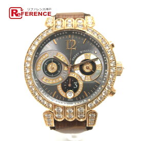 HARRY WINSTON ハリーウィンストン 200/UCA39R プルミエール クロノグラフ 純正ダイヤ シェル 自動巻き 腕時計 時計 腕時計 K18PG メンズ ゴールド 【中古】
